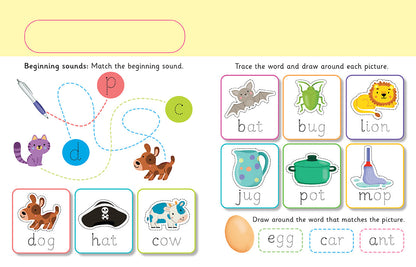 Let's Learn: First Phonics (Write and Wipe)