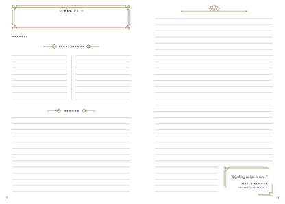 The Official Downton Abbey Mrs. Patmore's Recipe Journal