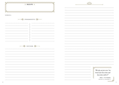 The Official Downton Abbey Mrs. Patmore's Recipe Journal