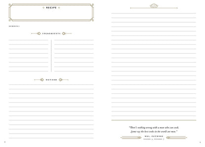 The Official Downton Abbey Mrs. Patmore's Recipe Journal