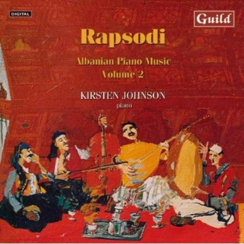 the album cover for Kirsten Johnson - Albanian Piano Music 2
