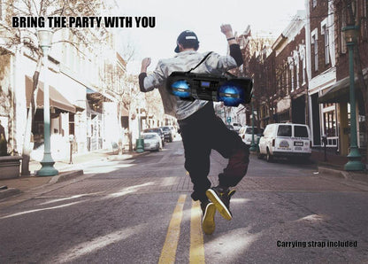 MP3/CD Bass Reflex Boombox & PA System with Bluetooth®