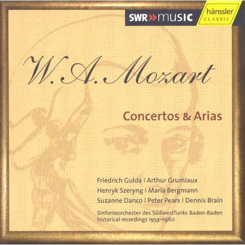 Mozart / Gulda / Bergmann / Szeryng / Danco / Pear - Concertos & Arias - Music CD
