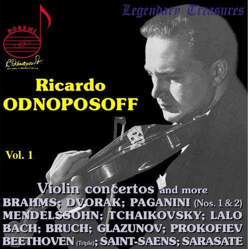 Brahms / Paganini / Prokofiev / Odnoposoff - Legendary Treasures: Ricardo Odnoposoff 1 - Music CD