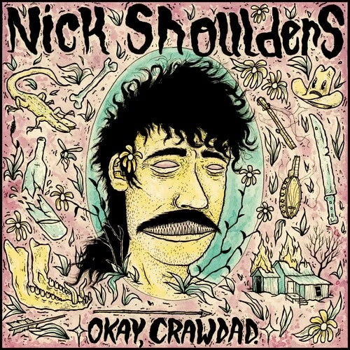 Nick Shoulders - Okay Crawdad. (Chartreuse Green Swirl) Vinyl Record