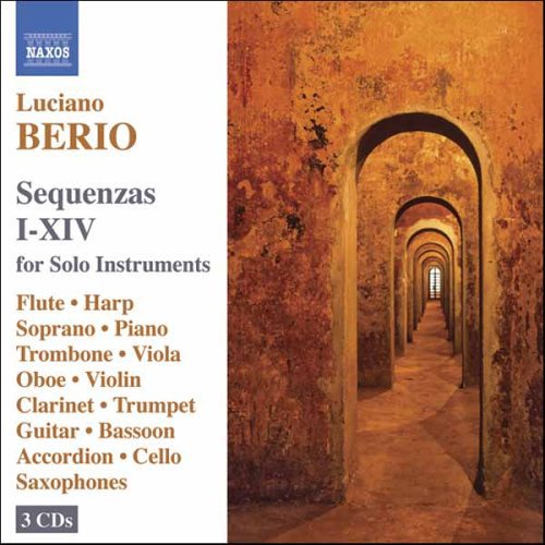 the album cover for L. BERIO - Sequenzas I-Xiv