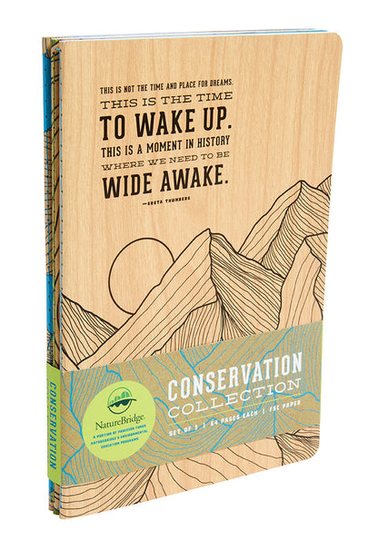 Conservation Sewn Notebook Collection (Set of 3)