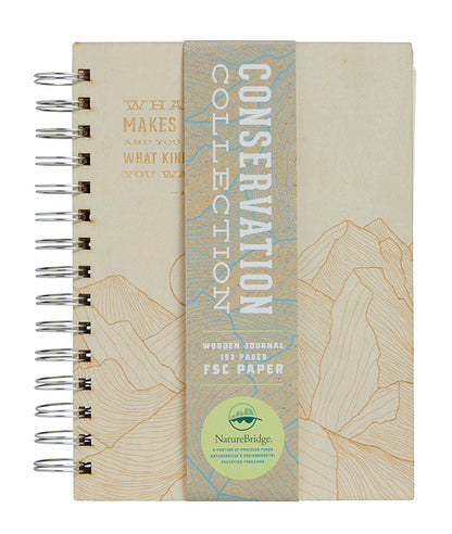 Conservation Wooden Journal