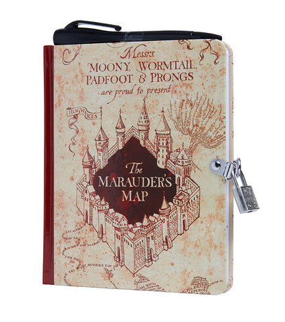 Harry Potter: Marauder's Map Lock & Key Diary