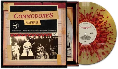 Commodores - Alabama '69 [Red/Gold Splatter] Vinyl Record