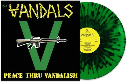 The Vandals - Peace Thru Vandalism [Green/Black Splatter] Vinyl Record