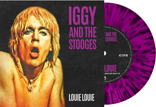 Iggy & The Stooges - Louie Louie [Black/Purple Splatter] Vinyl Record