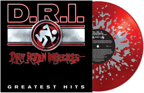 D.R.I. - Greatest Hits [Red/Silver Splatter] Vinyl Record