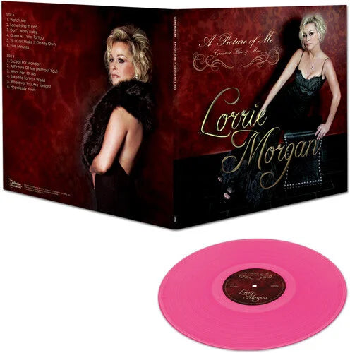 Lorrie Morgan - A Picture Of Me - Greatest Hits & More - PINK Vinyl Record