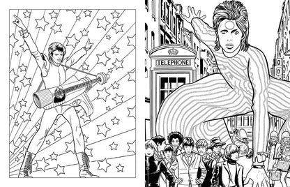 Bowie: A Michael Allred Coloring Book
