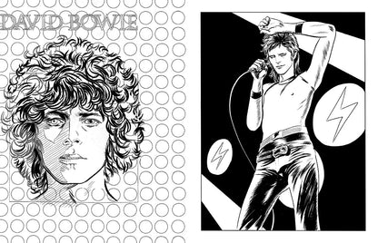 Bowie: A Michael Allred Coloring Book