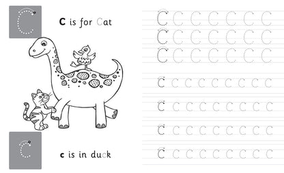 Trace & Learn Handwriting Practice: Dinosaur