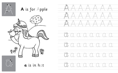 Trace & Learn Handwriting Practice: Unicorn