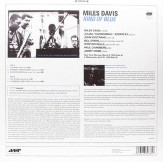 Miles Davis - Kind Of Blue - LP Vinyl Record