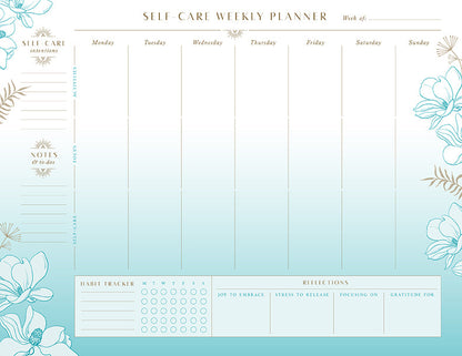 Self-Care Weekly Planner Notepad