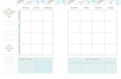 Self-Care 12-Month Undated Planner