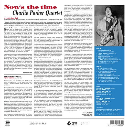 Charlie Parker - Now's The Time [180-Gram Yellow Colored LP With Bonus Tracks] Vinyl Record
