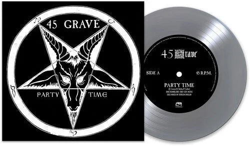 45 Grave - Party Time [Silver] Vinyl Record