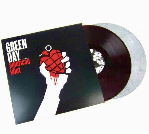 Green Day - American Idiot [2LP Red/White/Black Swirl] Vinyl Record