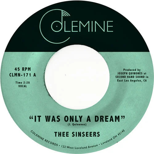 Thee Sinseers - It Was Only A Dream Vinyl Record
