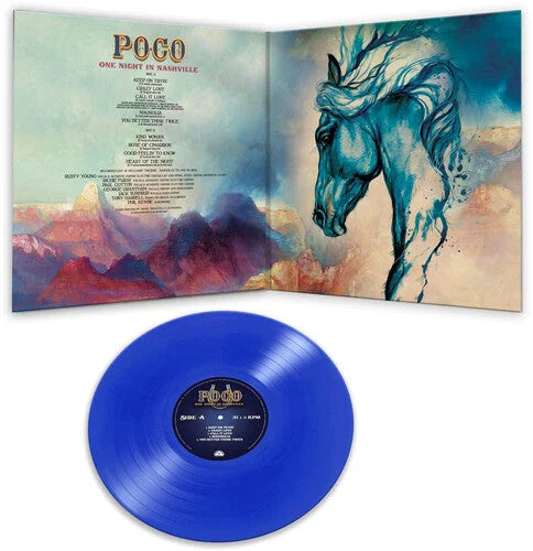 Poco - One Night In Nashville (Transparent Blue) Vinyl Record