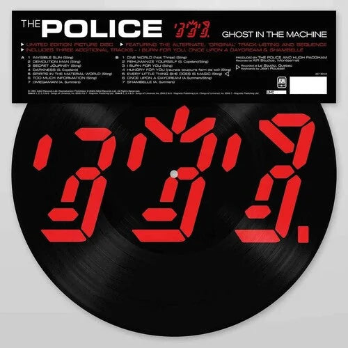 The Police - Ghost In The Machine [Picture Disc] Vinyl Record