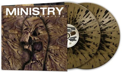 Ministry - Live Necronomicon - Black/gold Splatter Vinyl Record