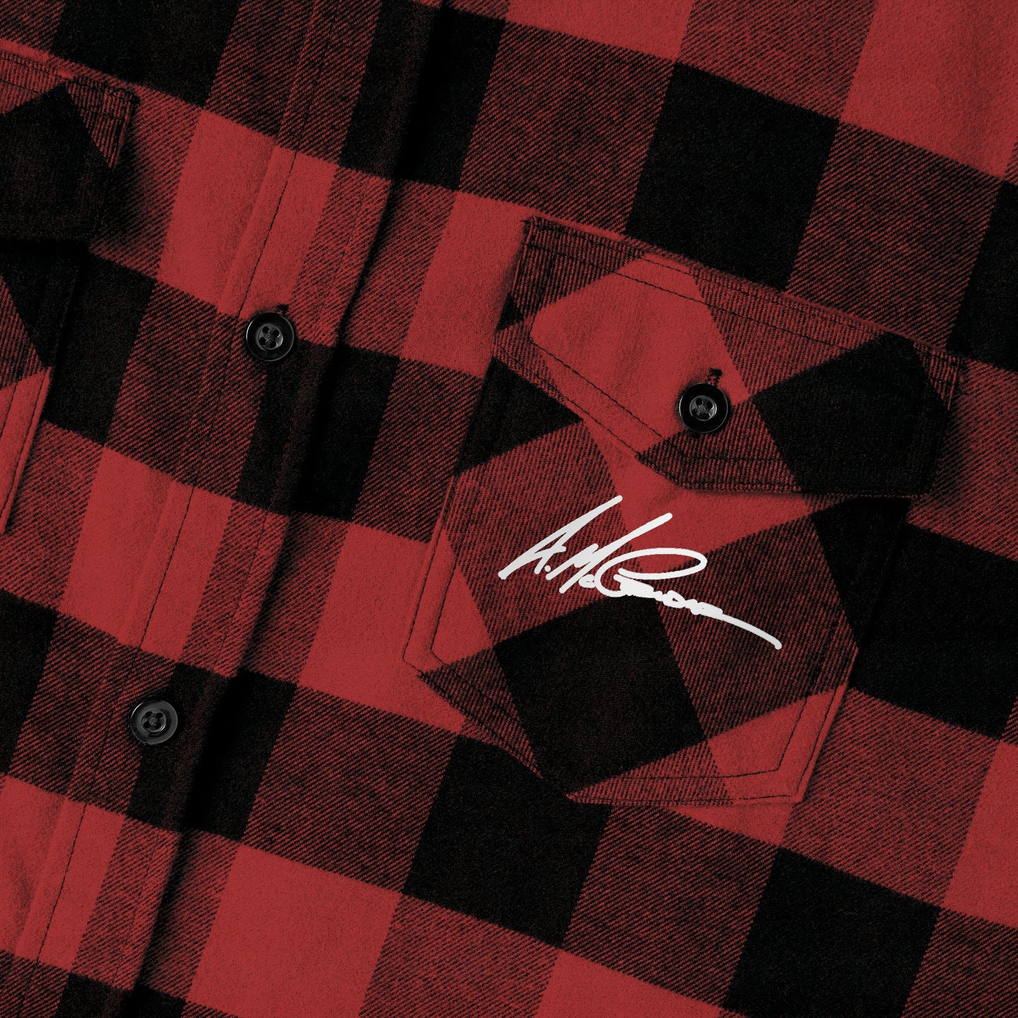 The Boondocks Freeman Brothers Wanted Red / Black Flannel Shirt