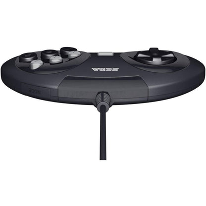 Retro-Bit - SEGA Genesis 6-button Arcade Original Port Pad Black - Retro-Bit