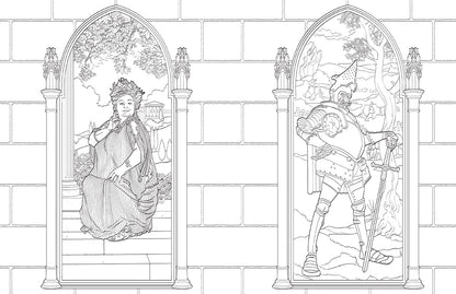 Harry Potter: Gryffindor House Pride: The Official Coloring Book