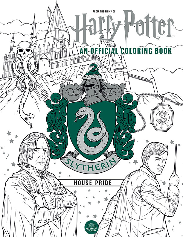 Harry Potter: Slytherin House Pride: The Official Coloring Book