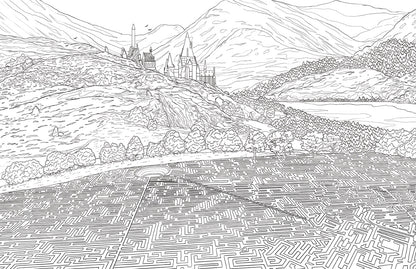 Harry Potter: Hufflepuff House Pride: The Official Coloring Book