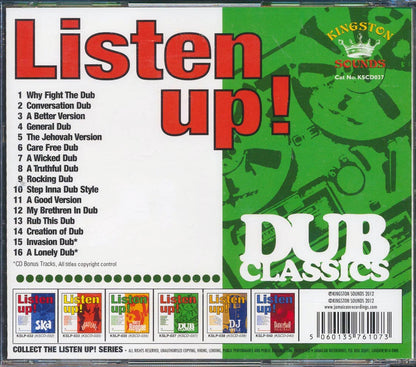 King Tubby - Listen Up: Dub Classics Music CD