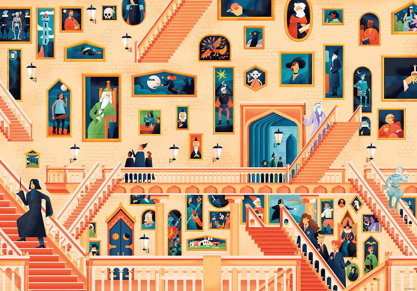 Exploring Hogwarts Puzzle and Book Set