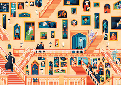 Exploring Hogwarts Puzzle and Book Set