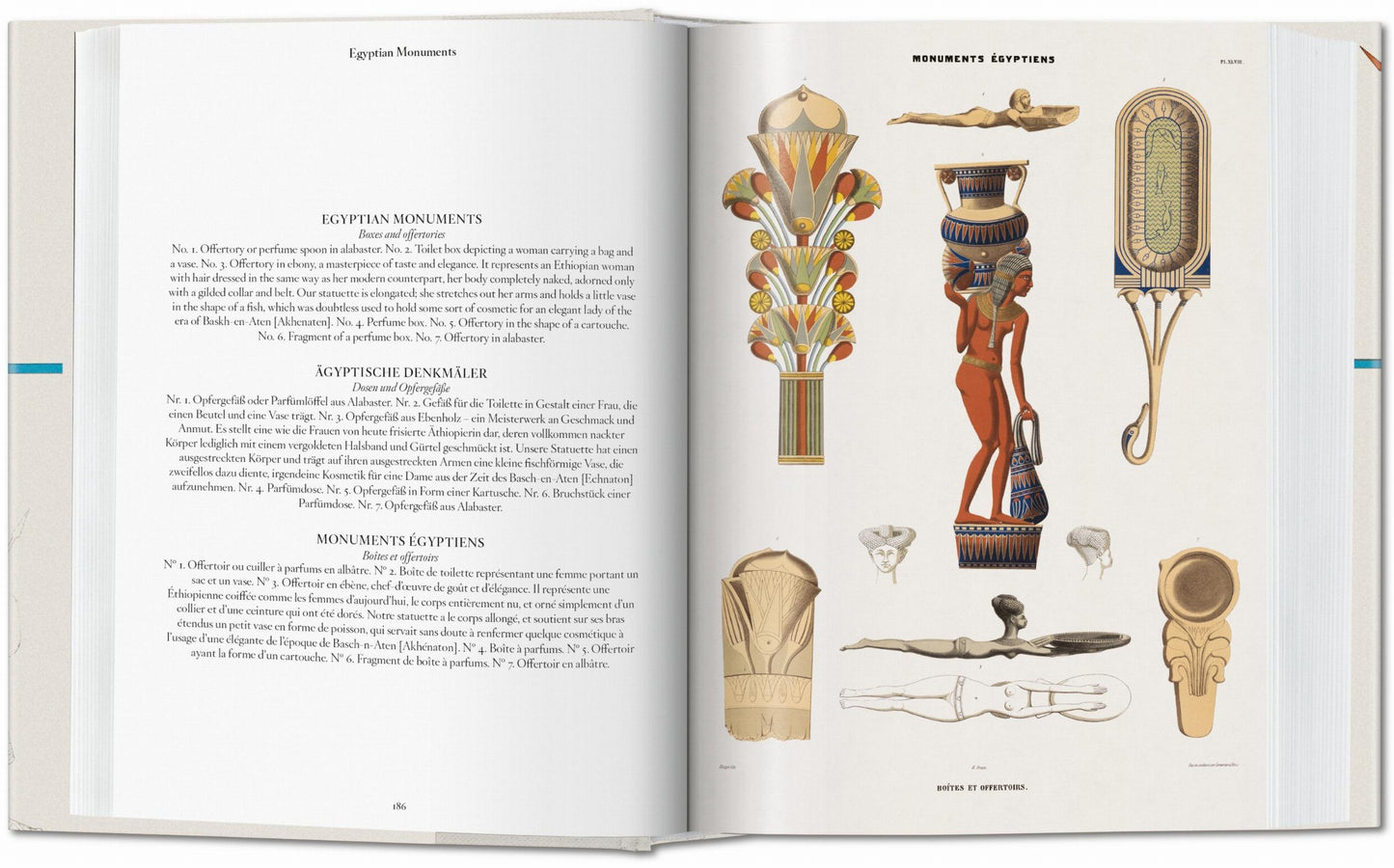 Prisse d'Avennes. Egyptian Art (German, French, English) Book