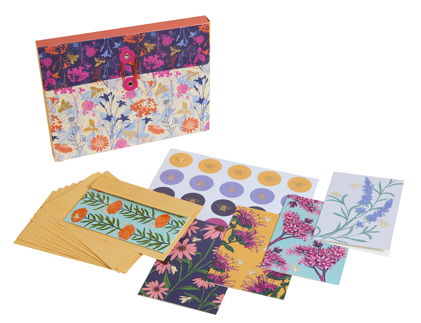 Honeybee Card Portfolio Set (Set of 20 Cards)