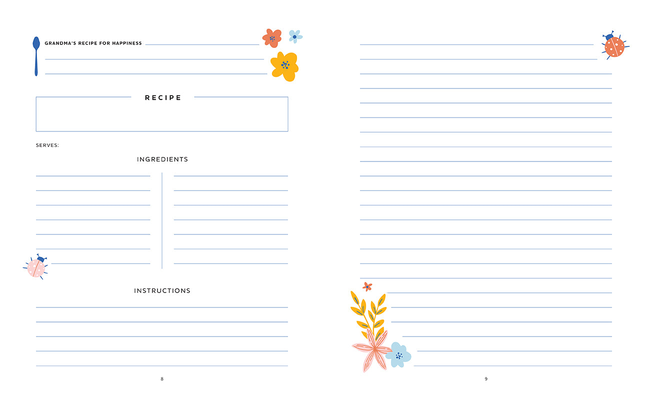 Grandmother's Recipe Journal