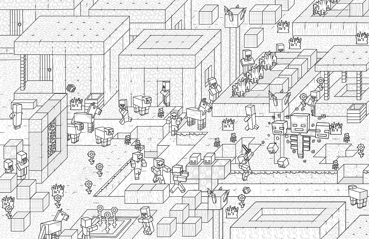 The Official Minecraft Coloring Book
