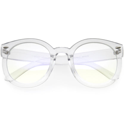 Womens Designer Round Oversize Retro Fashion Sunglasses 8623