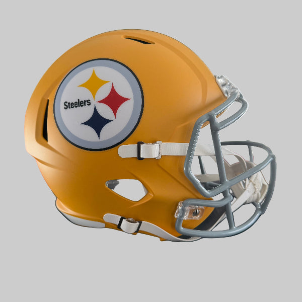 Pittsburgh Steelers Full Size Speed Replica Football Helmet 2025 Alternate On-Field - NFL