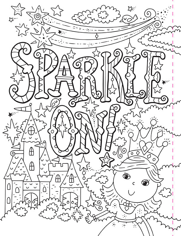 Mindful Sticker By Number: Unicorns