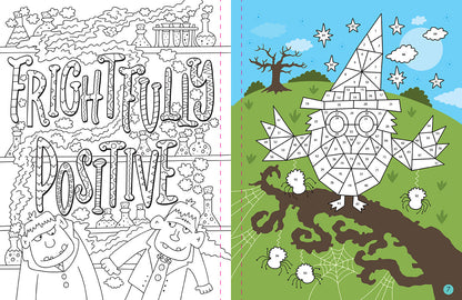 Mindful Sticker By Number: Halloween