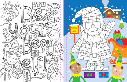 Mindful Sticker By Number: Christmas