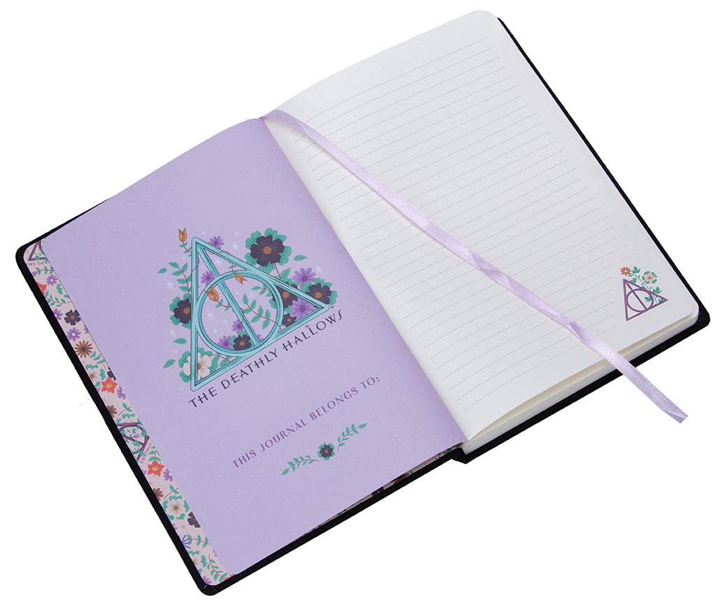 Harry Potter: Deathly Hallows Embroidered Journal